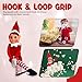 Quebec Christmas Mischief Makers: Naughty Santa’s Little Helper with Soft Body, Vinyl face & Hook and Loop Grip–Fun Christmas elf for Family Play (elf Girl)