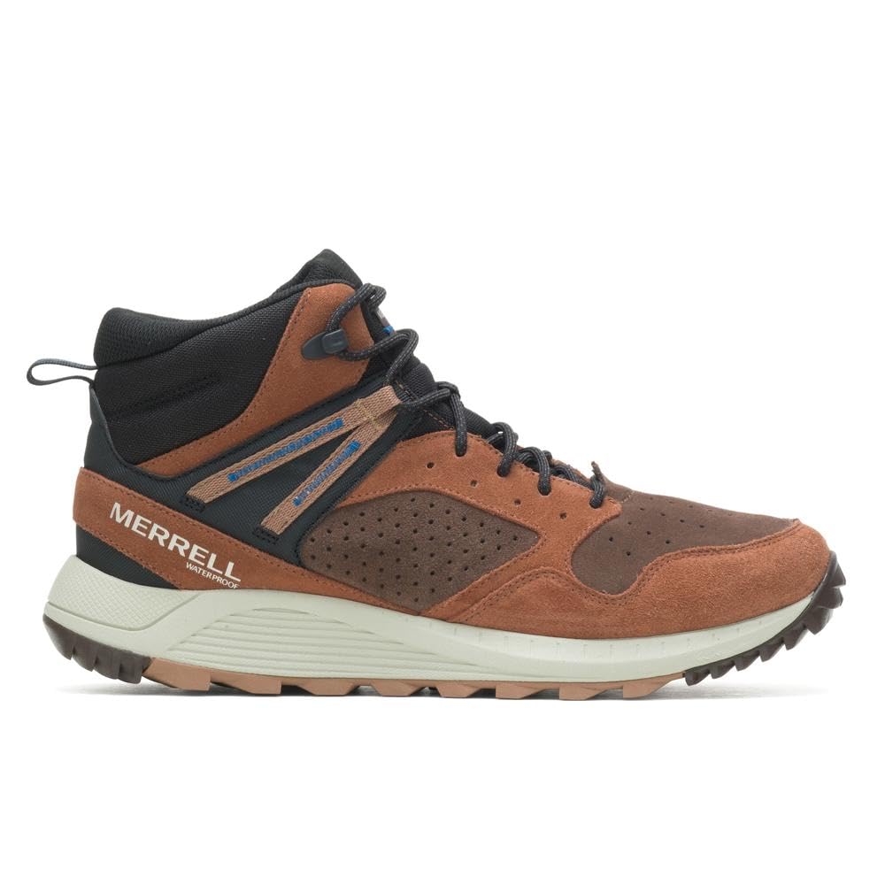 Merrell Wildwood Mid Cuir Imperméable Botte de randonnéeHomme