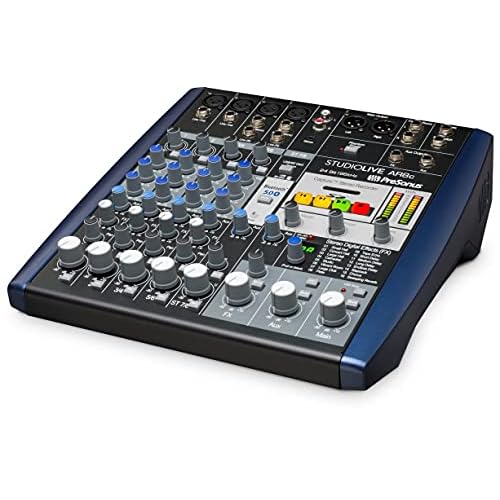 PreSonus StudioLive AR8c Mezclador Analógico/Interfaz de Audio 8 Canales Compatible USB-C/Grabador SD Estéreo