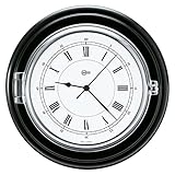 Barigo Schiffsuhr Captain Mahagoni schwarz