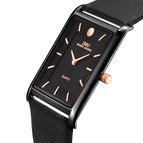 Buy IBSO Men Watches 7MM Ultra-Thin Rectangle Dial Watch Classic