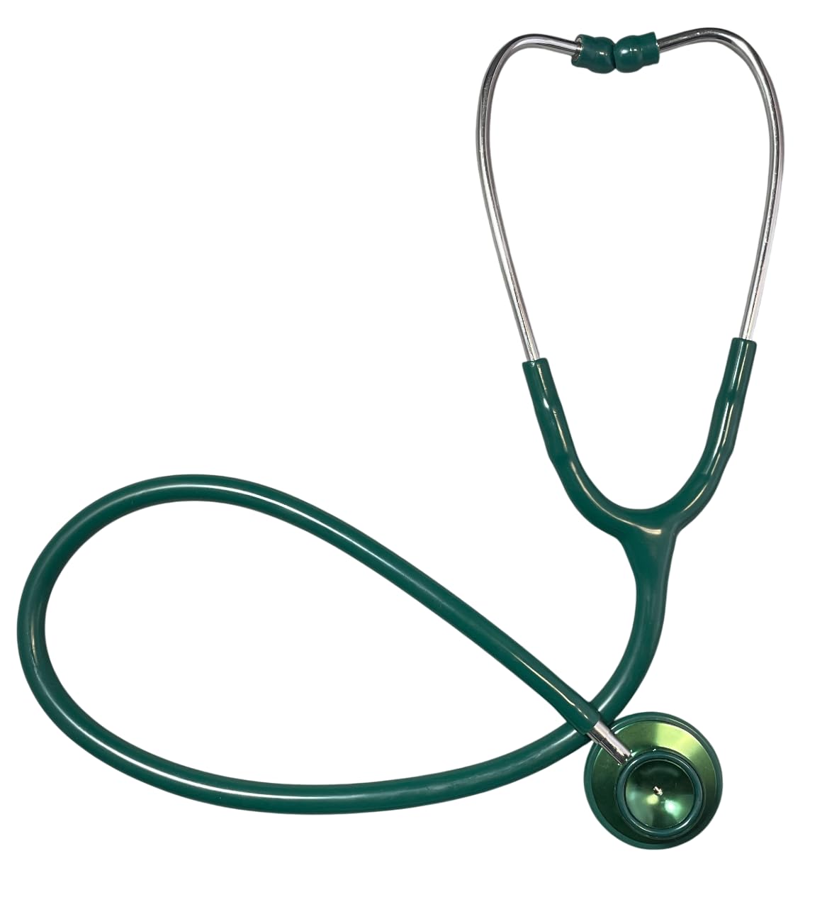 Colorful Dual Head Stethoscope by Lane Instrument, Multiple Colors Available (Hunter Green)