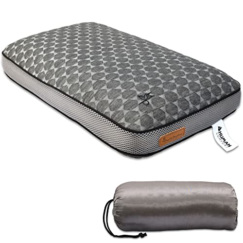 Human Comfort Kopfkissen Brive Reise Nacken Kissen Memory Schaum Bambus 50 x 30 Cover