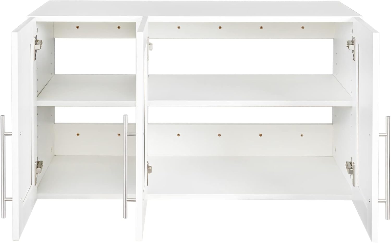 Laundry Room Cabinets Deep Kitchen Cabinet Wall Mounted Storage Cabinet 35.4" W White Shaker Wall Cabinet with Adjustable Shelf, Bathroom Wall Cabinet