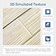 COMSTICKC 3D Wandpaneele Selbstklebend Holzoptik,10 Stück 30x30 cm, 3D Wandverkleidung Selbstklebend Holzoptik Tapete 3D PVC Wandpaneele für Innenwanddekoration, Helle Holzmaserung