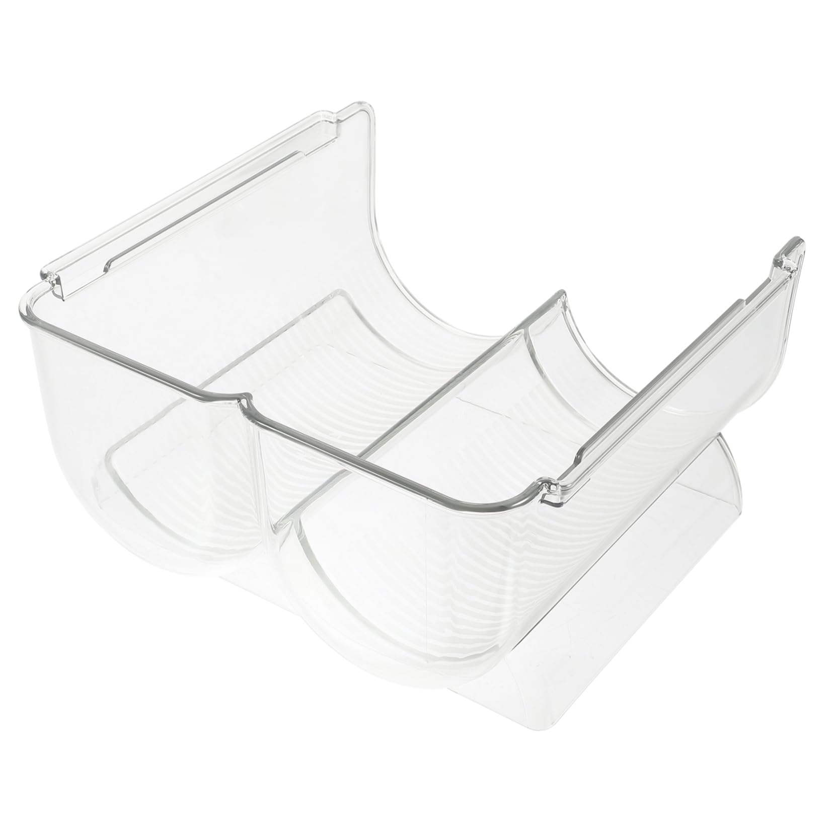 SOLUSTRE 2Pcs Stackable Acrylic Wine Bottle Racks Modern Drink Storage Organizers for Home Kitchen Bar Restaurant Sleek Design Efficient Space Saving and Strong Structure