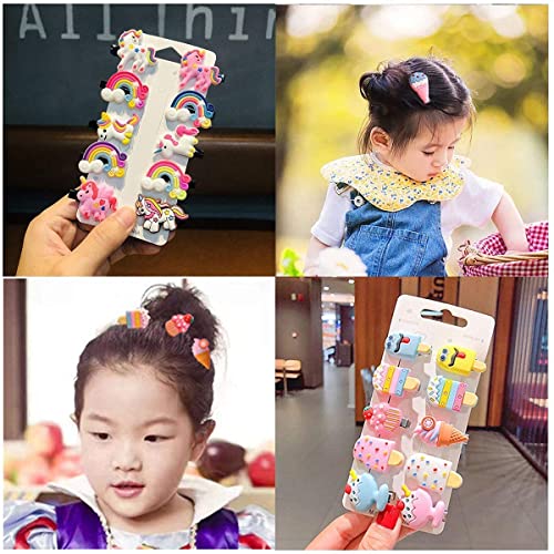 Image of SUNBIRD Hair Accessories Hair Clip Korean Fashion Style Barrettes Alligator Clip Set For Baby Girls Teens Toddlers, (36 PCS, Mini Baby Clip)