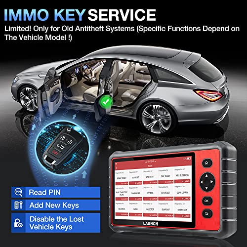 LAUNCH CRP909E Elite Full System OBD2 Scanner,2025 OE-Level Car Diagnostic Scan Tool,28+ Reset Service,TPMS,SAS,DPF,ABS Bleeding,2 Years Free Update