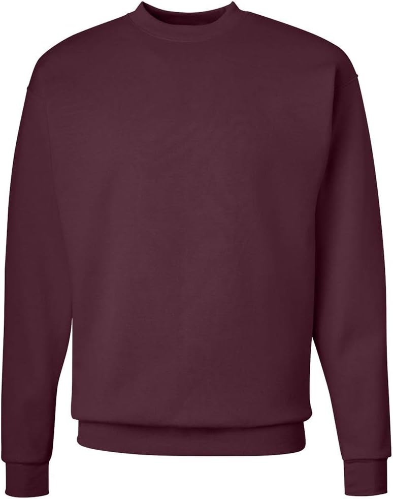 Joe's USA Men's Eco Fleece Crewneck Sweatshirt in Sizes S-5XL