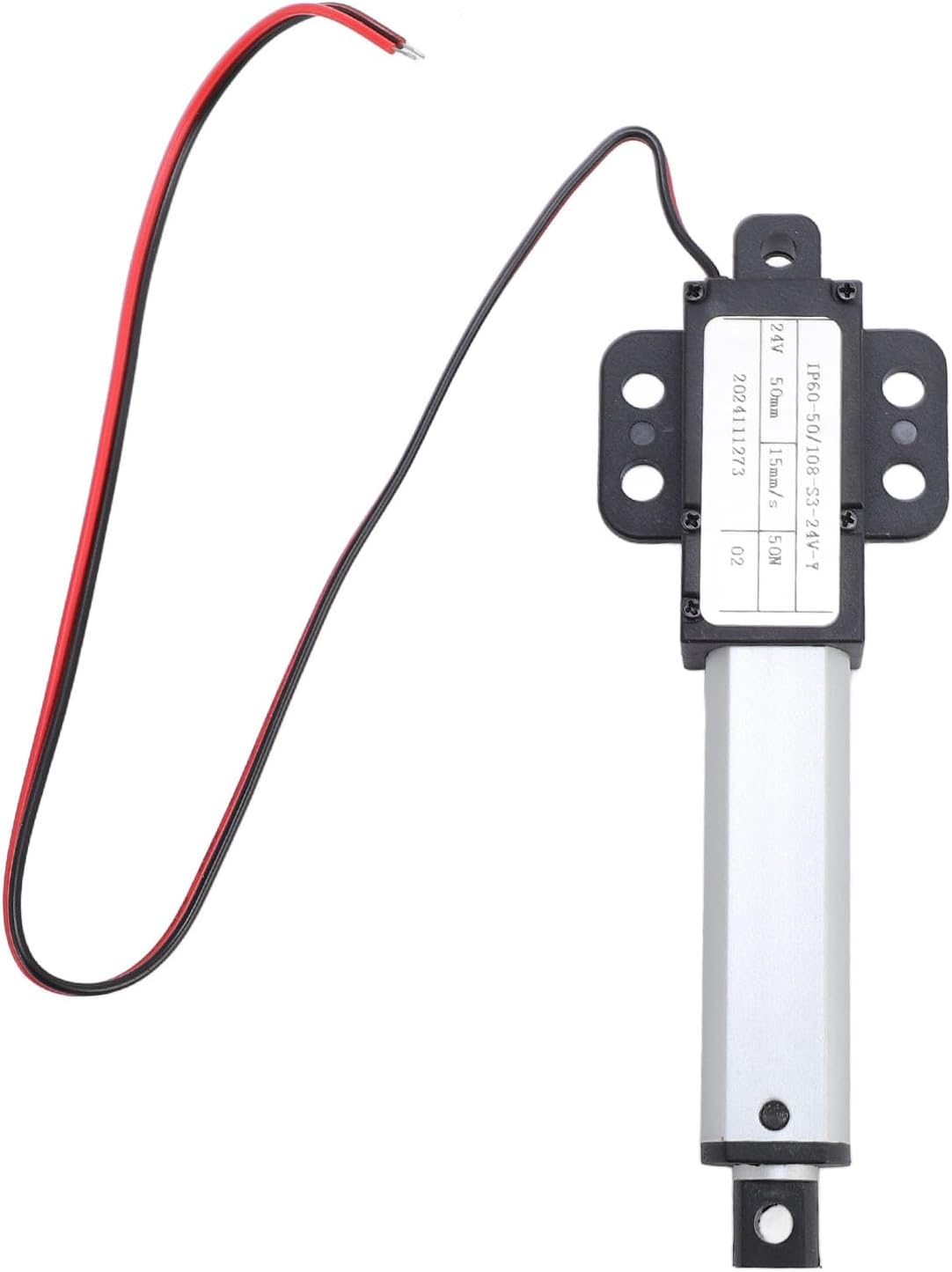 Electric Linear Actuator Mini Electric Linear Actuator 50mm Stroke 50N Thrust 15mm/s Speed Small Motion for RV Sofa Robot TV Desk