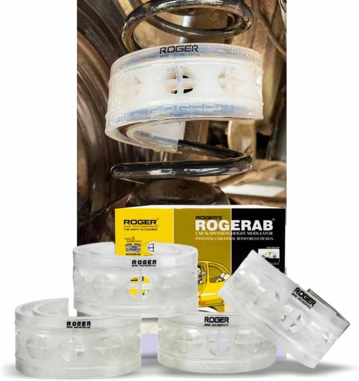 ROGER Rogerab For KIA Seltos Facelift (REAR- 2PCS) Coil Spring Buffer Kit For Increasing Car Height, Car Cushioner, Shock Absorber And Stabilizer Suspension Accessories