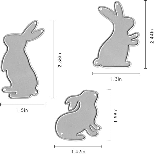 Miniatura 2 de Troqueles de corte de metal de Pascua, moldes para plantilla, herramienta de grabado en relieve para hacer tarjetas, álbumes, álbumes de recortes,