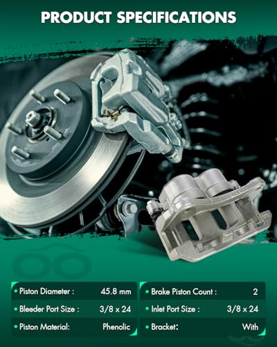 Image of SCITOO Front Left+Right Brake Calipers With Bracket 18B4758 18B4759 Compatible For Ford 2001-2011 For Mazda 2003-2009 For Mercury 2002-2005