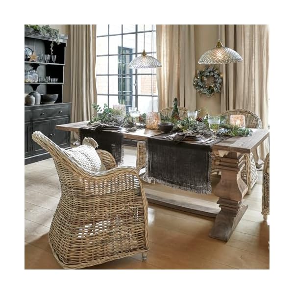 Loberon Sessel Margate Rattan Braun/Creme