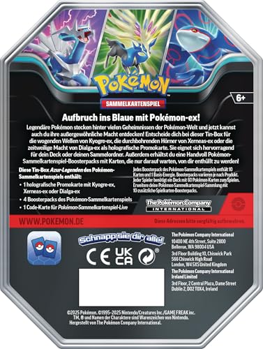 Pokémon - Trading Card Game: Tin-Box Azure Legends: Xerneas-ex (4 booster packs & 1 holographic promo card) - Image 3