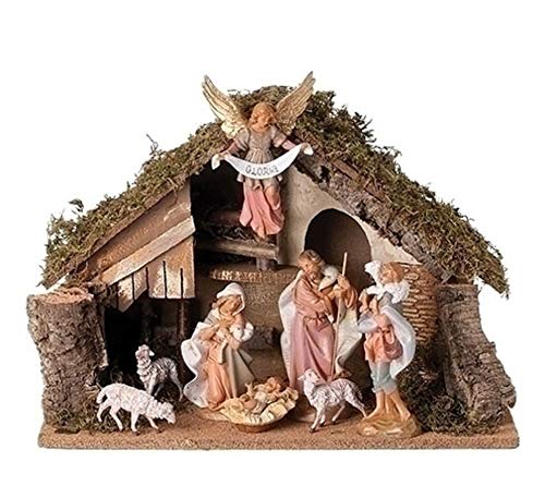 19.75 Inch Long Fontanini Stable for 7.5 inch Figurines 50829