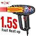 Heat Gun, TGK® 1800W Heavy Duty Hot Air Gun Kit 122℉~1202℉ Dual Temperature Settings with 3 Nozzle Attachments Overload Protection for Crafts, Shrink Wrapping/Tubing, Paint Removing, Epoxy Resin
