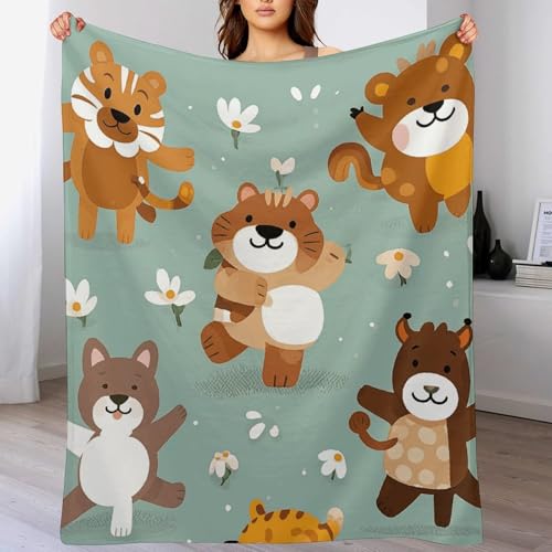Couverture flanelle dessin animé pour créer un cocon de douceur - 5