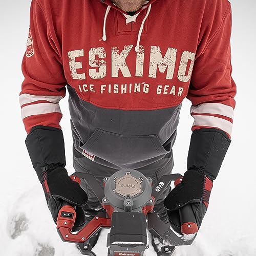 Eskimo 41491 Varsity Hoodie, Unisex, Red4
