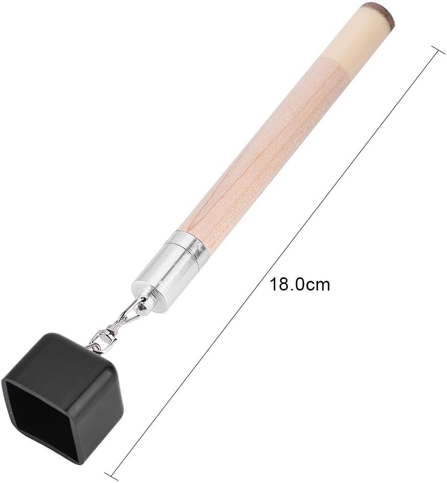 Pocket Pool Stick Chalk Holder,7.09inch 2 in 1 Plastic Aluminum Chalk Holder Cover Billiard Snooker Pool Cue Tip Pricker Tool : Sports & Outdoors