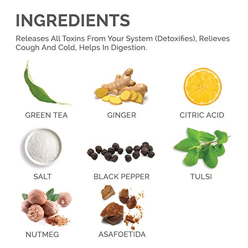 Image of Teabox Detox Kahwa Herbal Tea | 50 Biodegradable Teabags | 8 Natural Ingredients | Supports Body Detox & Healthy Digestion | 0% Bitterness | Caffeine-Free Wellness Brew (Pack of 3)
