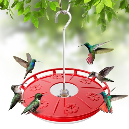 Kingsyard Saucer Hummingbird Feeder 16 OZ, Bee & Ant Proof