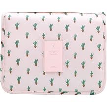 Mossio Hanging Toiletry Bag - Large Cosmetic Makeup Travel Organizer for Men & Women with Sturdy Hook