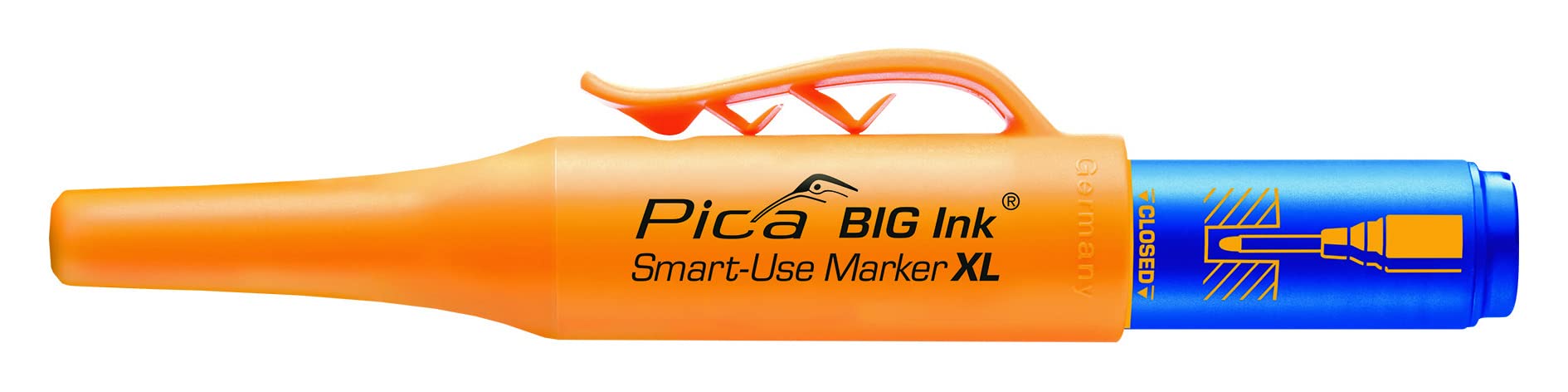 Pica 170-41 BIG Ink Smart Use Deep Hole Marker Pen XL Blue