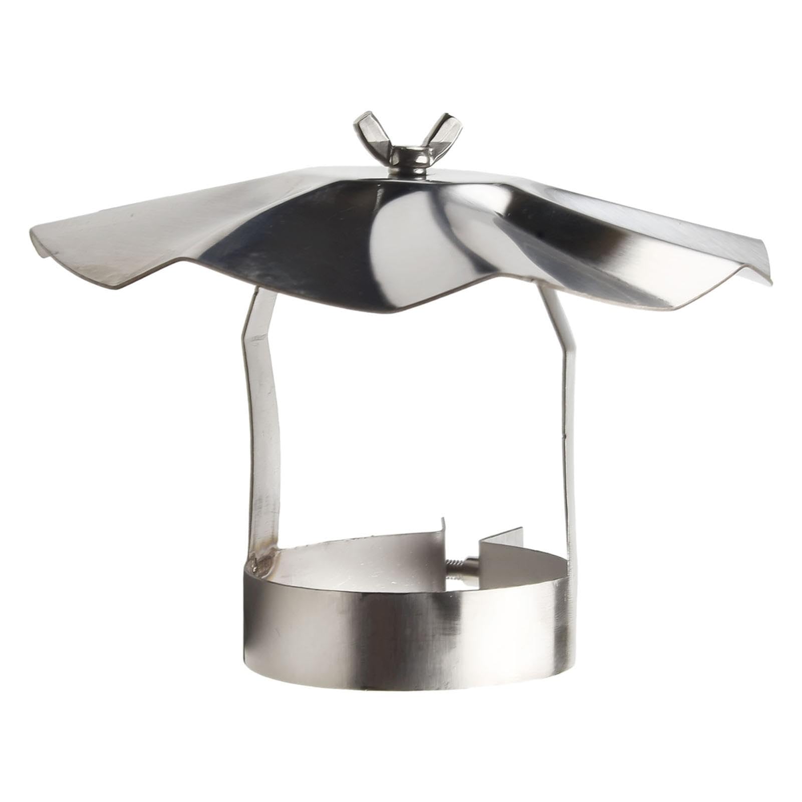 Capeur de cône de toit pour pipe de poêle extérieure de cuisine