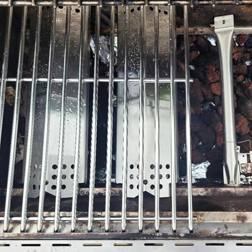 Image of 17 inch Grill Grates for Nexgrill 4-Burner 720-0830H 720-0783E Nexgrill Replacement Parts 5 Burner 720-0888N 720-0888 720-0697, Cooking Grate Grill Parts for Kenmore, Uniflame and More