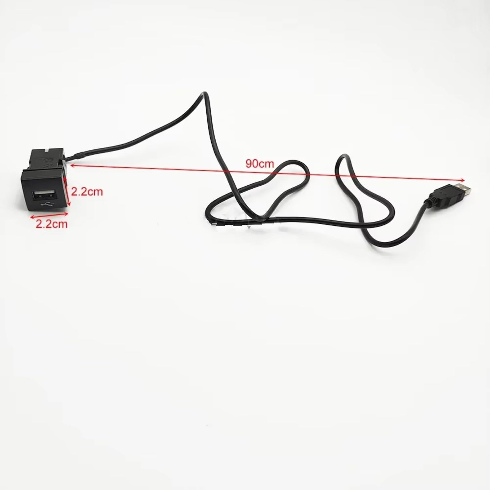 USB Adaptador Coche Centro Puerto USB Compatible Con Toyota Para Camry Para Corolla 2018 2019 2020 Adaptador Entrada Automóvil Audio U-disk Flash Socket Cable Interfaz