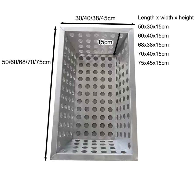 Filtre d'égout rectangulaire pour drainage de cour et jardin