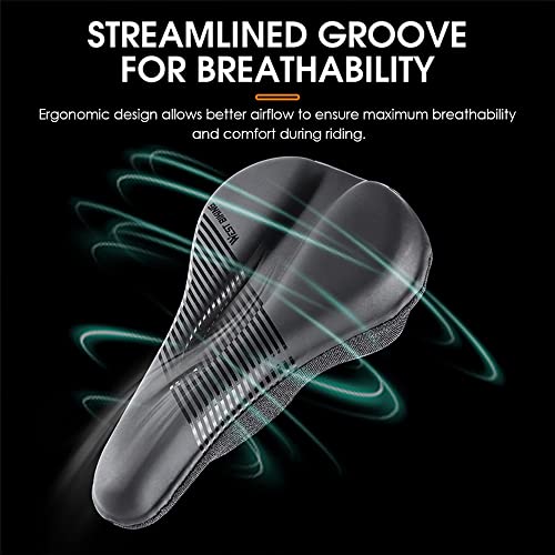 mingzhe Capa de selim de bicicleta antiderrapante capa de assento de bicicleta acolchoada de silicon