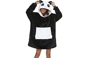 Très Chic Mailanda Wearable Blanket Sweatshirt Unisex Panda Hoodie