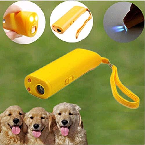 Pet Training Device with LED 3 in 1 Anti Barking Stop-Barking Ultrasonic Dog Repeller