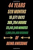 Photo Gallery 44 years of being awesome!: birthday gift, journal & notebook with 120 lined pages, 6*9" dimensions. Photo Gallery 44 years of being awesome!: birthday gift, journal & notebook with 120 lined pages, 6*9" dimensions.