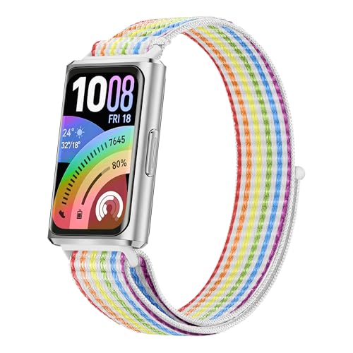 Image of XMUXI Compatible with Huawei Band 11 Nylon Straps Compatible with Huawei Band 11 Pro Watch Strap Lightweight Replacement Strap