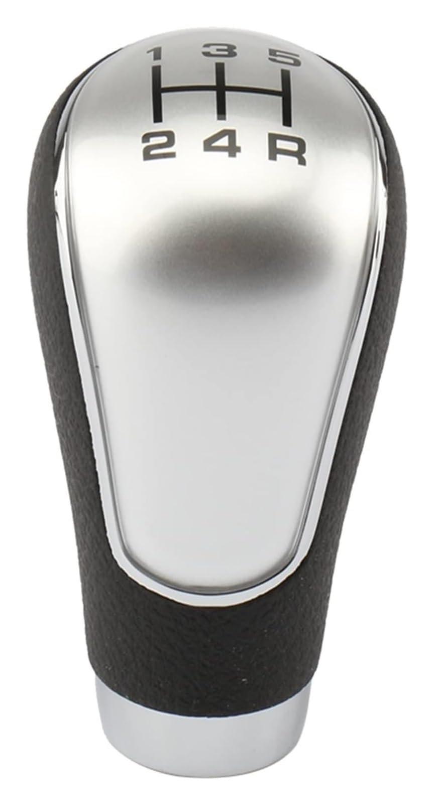 UTONGMU Manual Gear Shift Knob for Nissan for INTERSTAR 6 Speed ABS Plastic ShifterLeather Chrome Silver Gear Knob HeadBall(2)