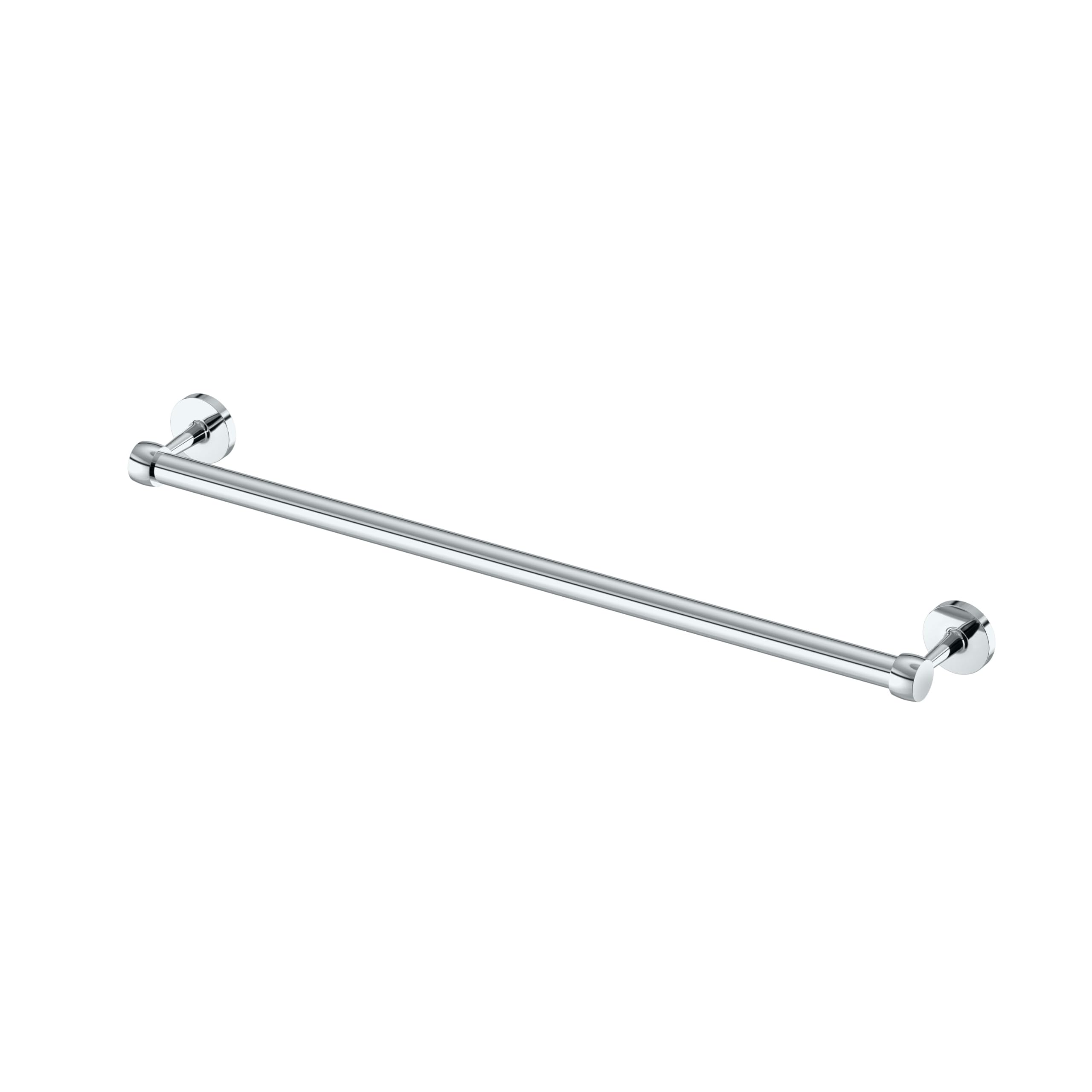 Gatco 5210 Gibson Towel Bar, Chrome, Wall-Mounted Bathroom Towel Bar, Heavy Duty Decorative Hardware with EZ Ancor Mounting