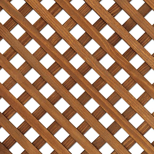 Celosía de madera de teca para decorar tu terraza o jardín con encanto (90x90 cm) 3