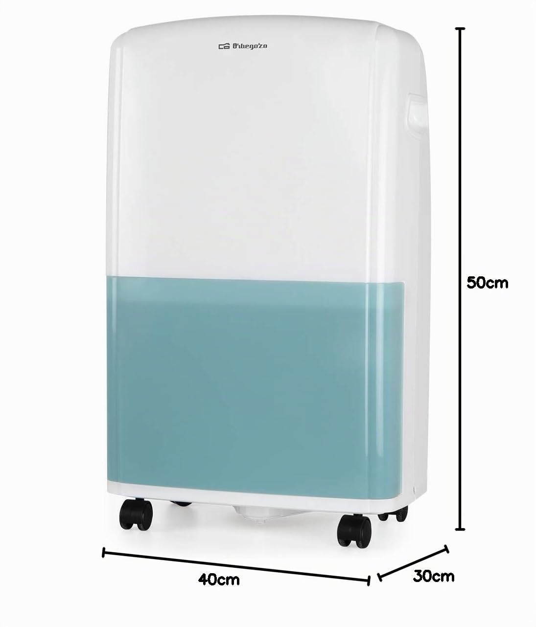 Orbegozo Dh 1650 - Deshumidificador Con Capacidad De Deshumidificación De 16L/Día, Refrigerante R290, Depósito 3,6 L, Área De Aplicación 100 M2, Sistema Anti-Congelación, 520 W