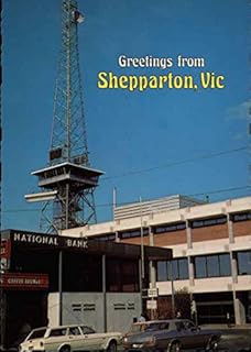 View of the Communications and Tourist Tower Shepparton, Australia Original Vintage Postcard