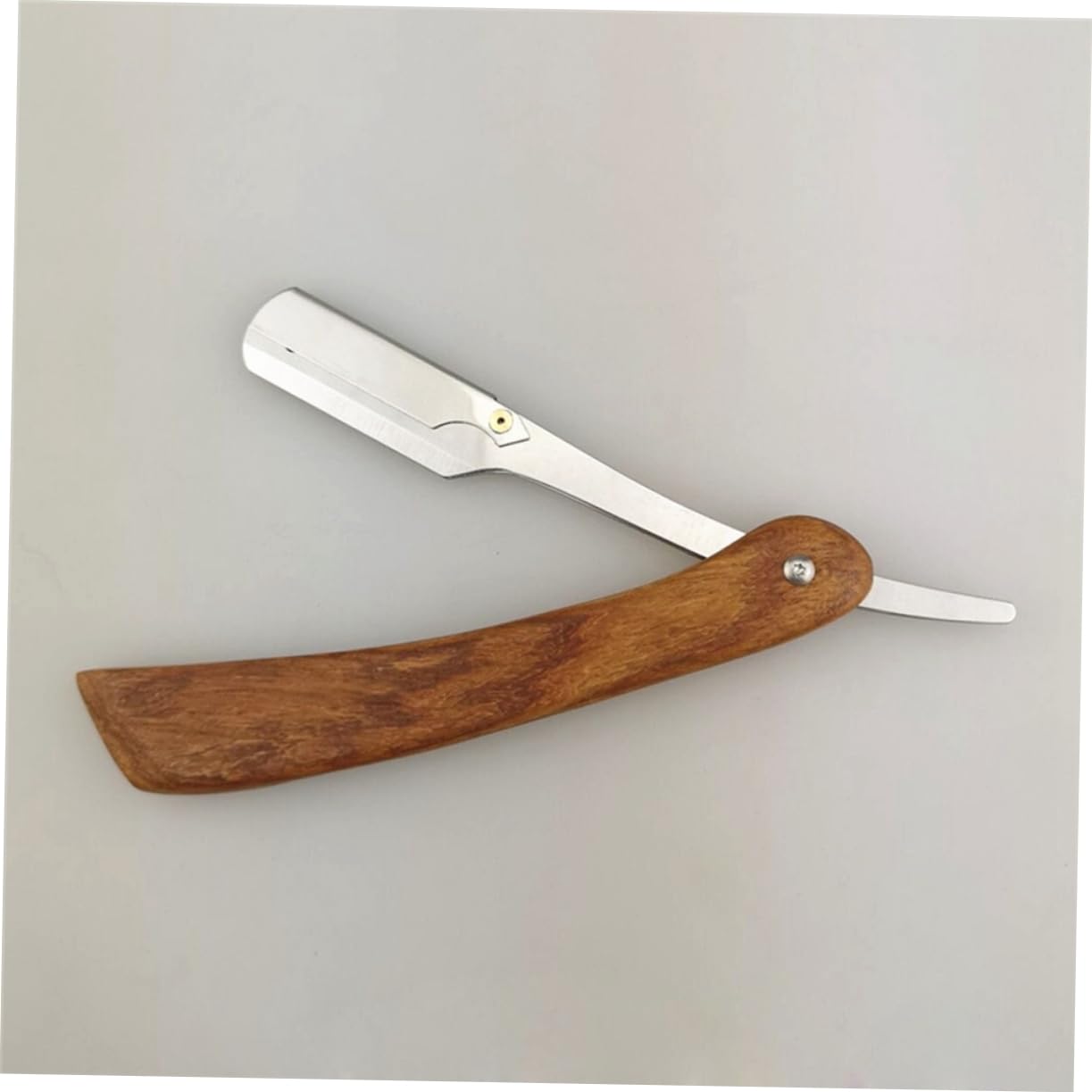VALICLUD Vintage Straight Razor for Men Safe Manual Shaver for Barbershops Travel-friendly Hair Shaper Without Blade Holder for Beard and Sideburns Trimming