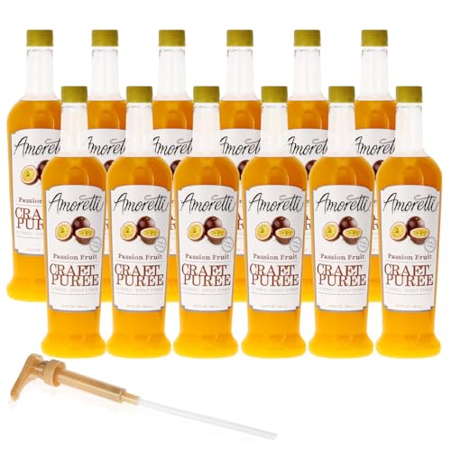 image for Amoretti - Passion Fruit Craft Puree 9 lbs, Perfect for flavoring Cock
