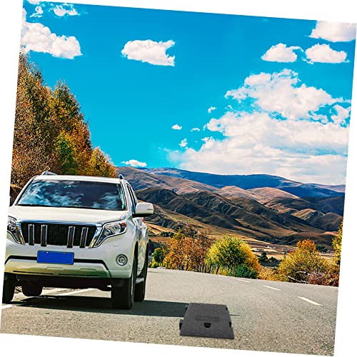 Yardwe Step Mat Leaf Mower Truck Automatic Lawn Mower Non- Threshold Ramps Automotive Ramps Plastic Car Ramp Lightweight Ramp Outdoor Ramp Cushion Slope Ramp Outdoor Black Slope Pad #TOP3