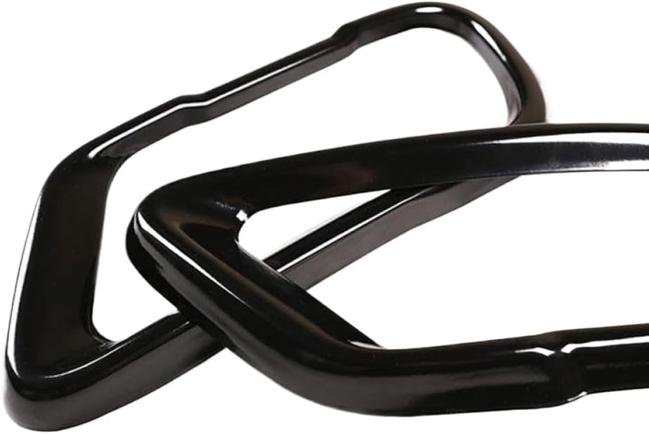Stainless Steel Glossy Black Car Tail Output Cover Trim Compatible with X5 G05 X6 G06 X7 G07 M Sport