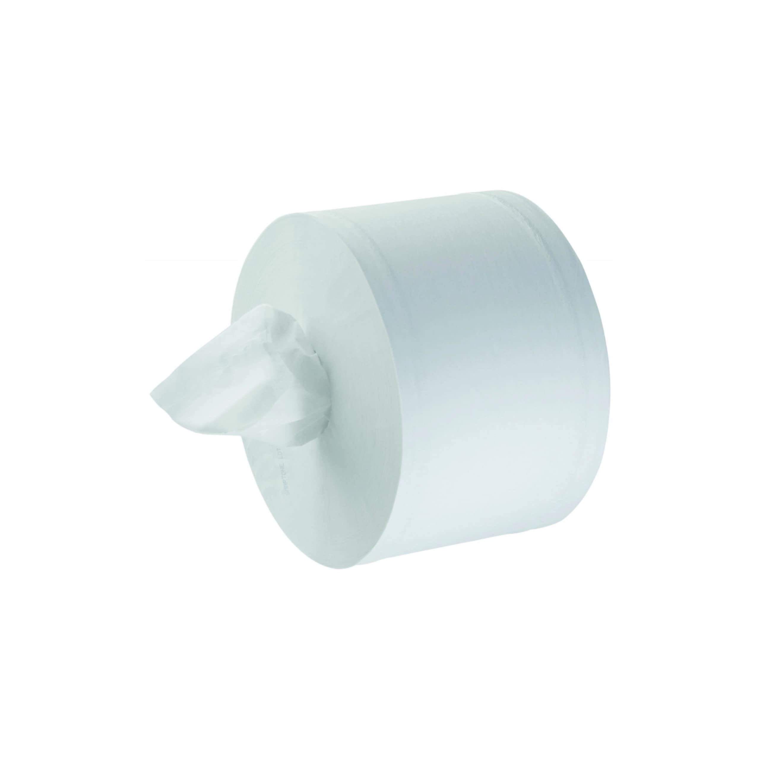 DSTOCK60-12 rouleaux de papier toilette à dévidage central ou latéral mini jumbo - Pure ouate lisse 200 Mètres de long - Compatible distributeur mini jumbo à dévidage central