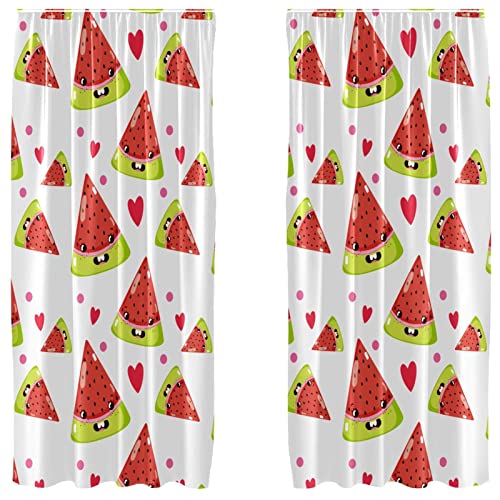 Cortinas opacas de frutas 55x84 para siestas infantiles sin luz 2