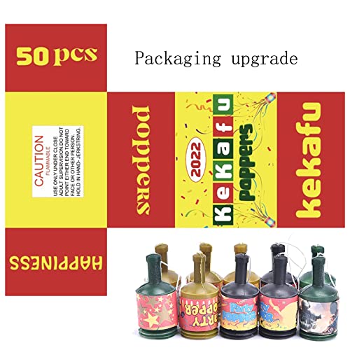 Kekafu JAHG1204-10PCSLOT5 50Pcs Kids Mini Confetti Party Poppers thumb #7
