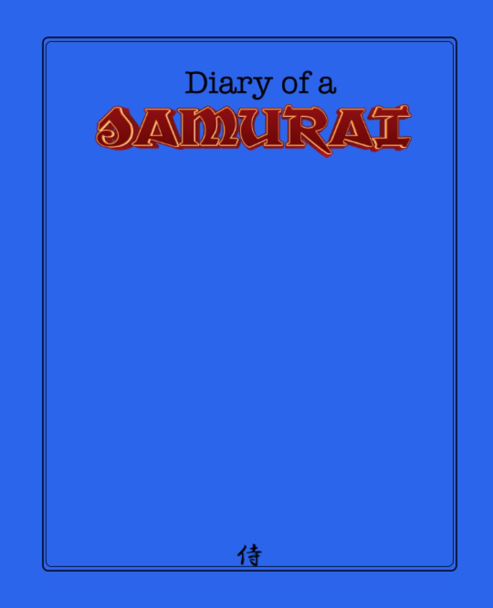 Independently published Diary of a Samurai: Children's Journal (Ocean Monster Blue)